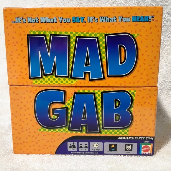 Mad gab adults party time game